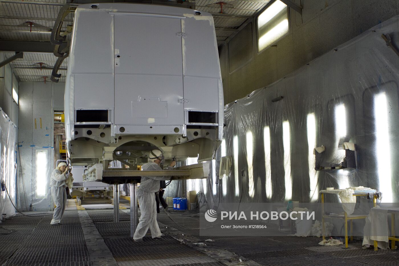 Работа Павловского автобусного завода