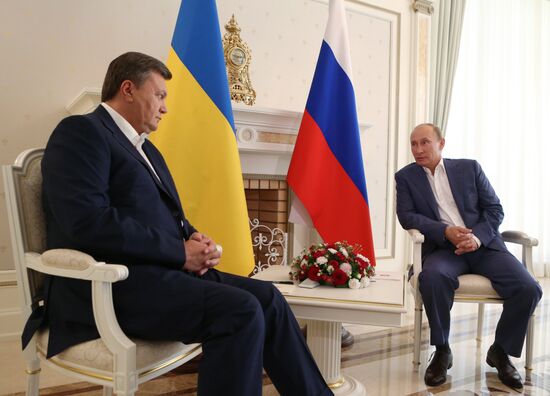Встреча В.Путина и В.Януковича в Сочи
