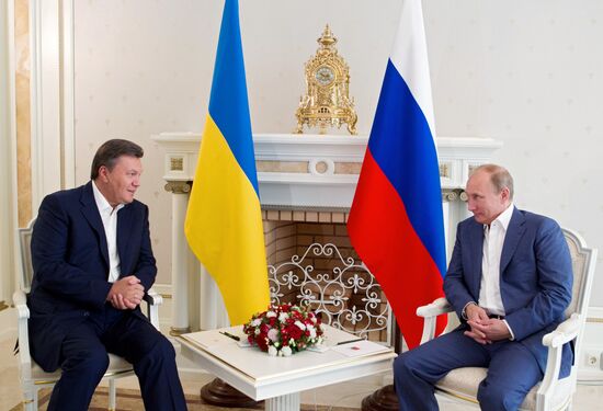 Встреча В.Путина и В.Януковича в Сочи