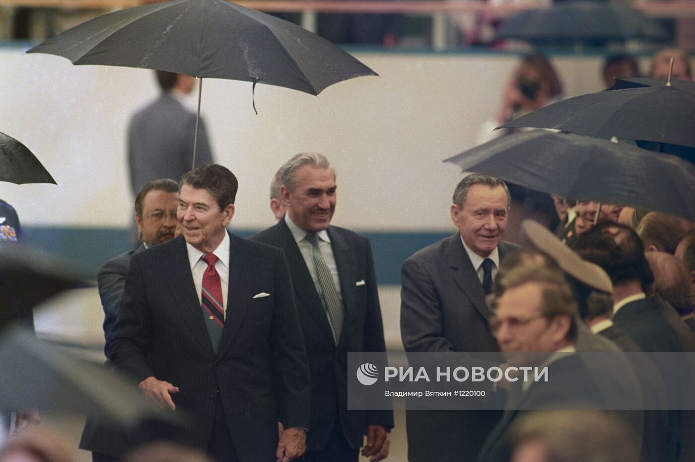Андрей Громыко и Рональд Рейган