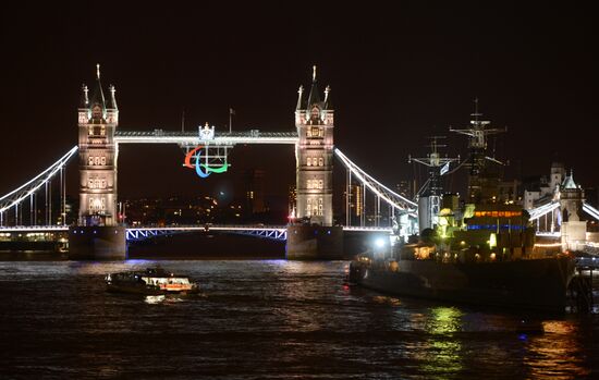 Лондон в преддверии Паралимпиады 2012