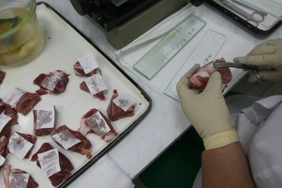 Контроль качества мяса на Центральном рынке Новосибирска