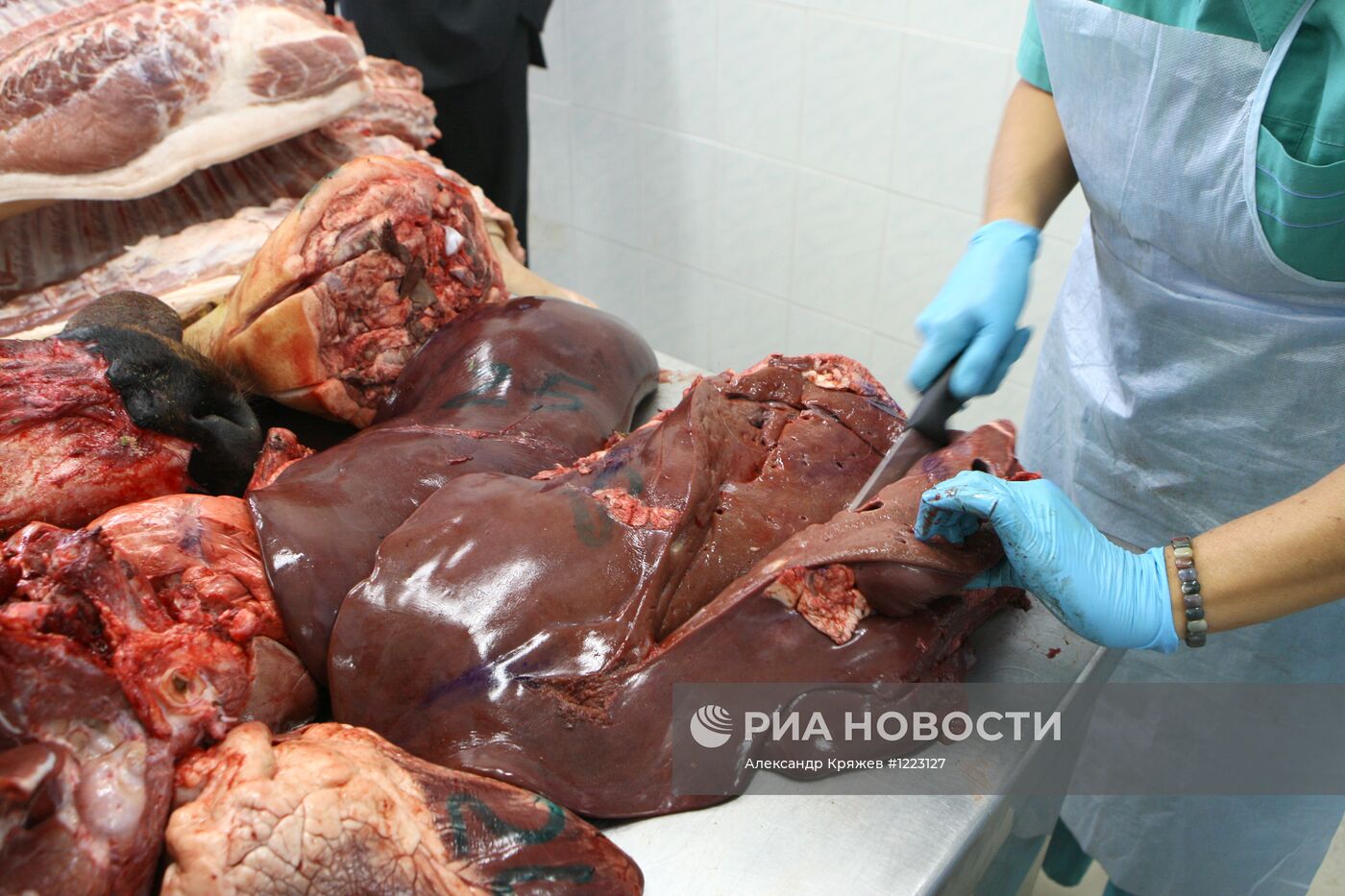 Контроль качества мяса на Центральном рынке Новосибирска