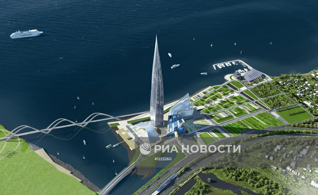 Проект Лахта-центра в Санкт-Петербурге