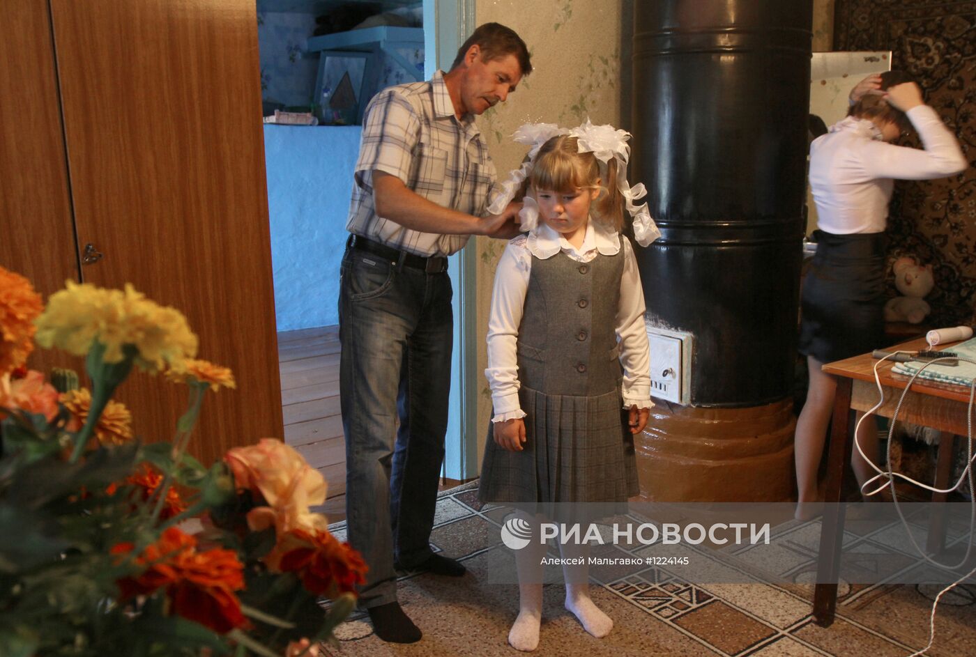 День знаний в деревне Баженово Омской области