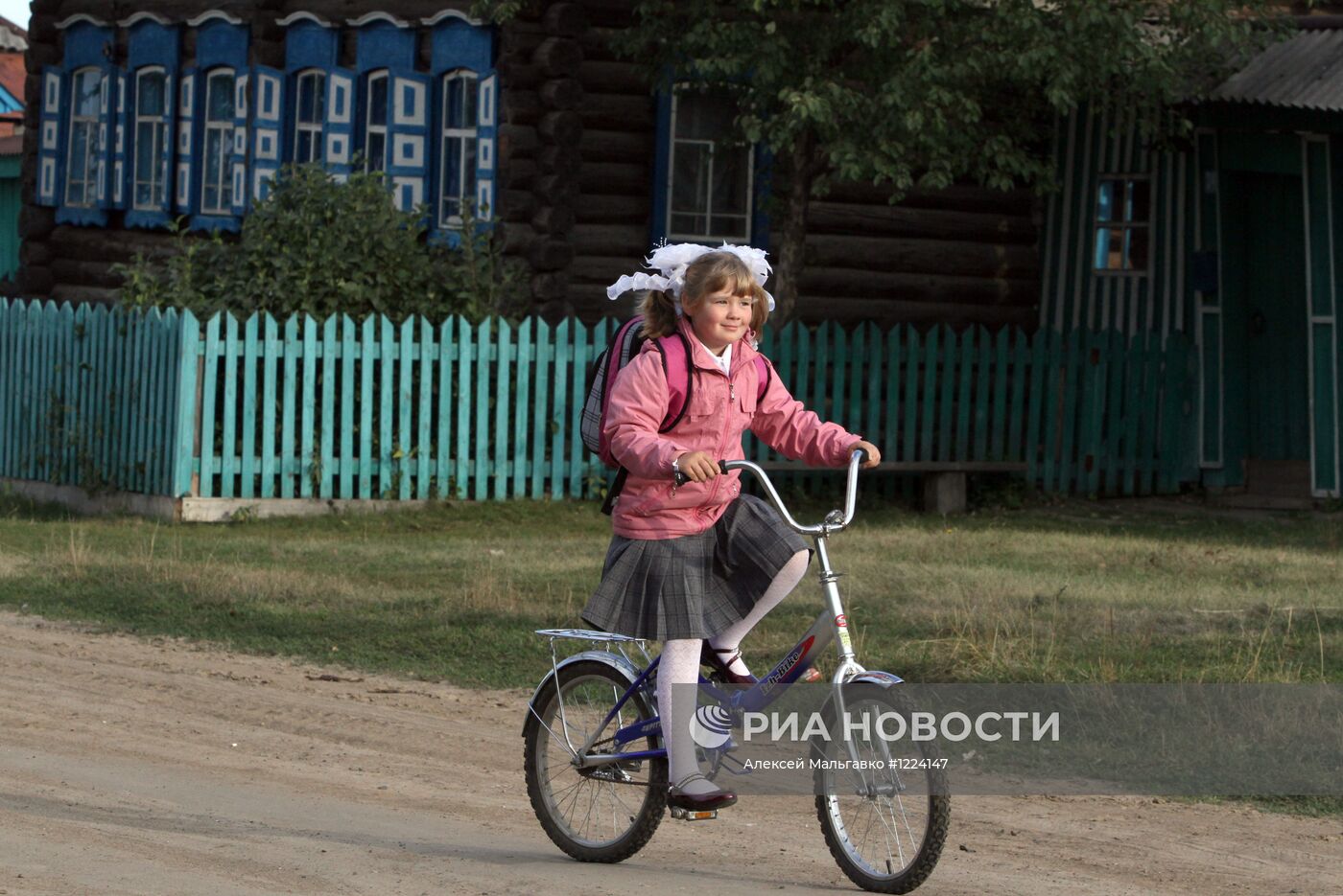 День знаний в деревне Баженово Омской области