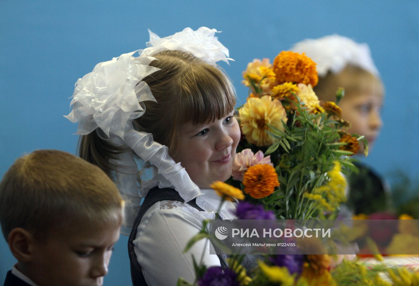 День знаний в деревне Баженово Омской области