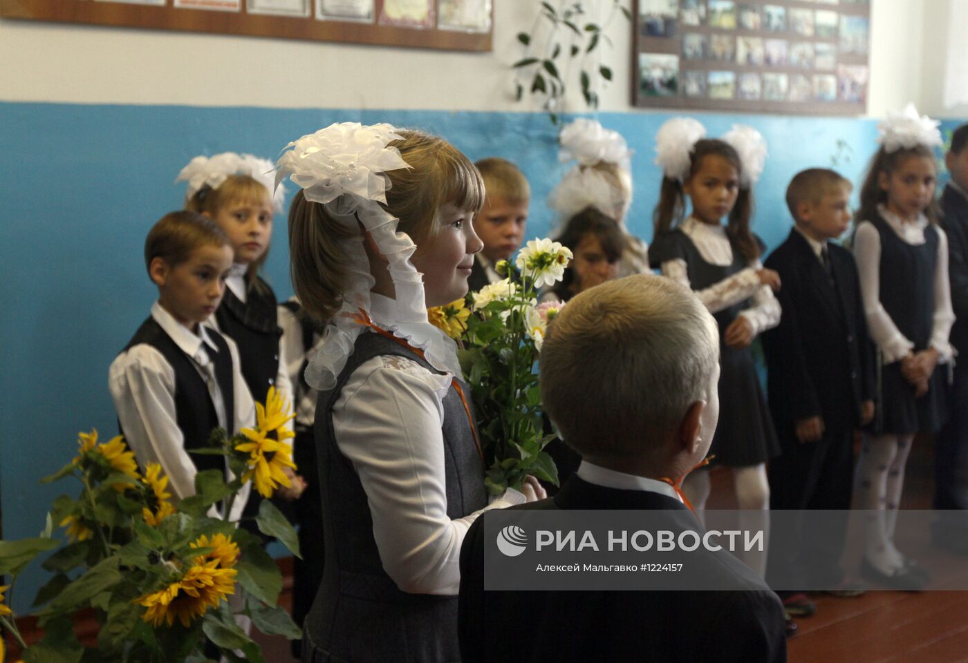 День знаний в деревне Баженово Омской области