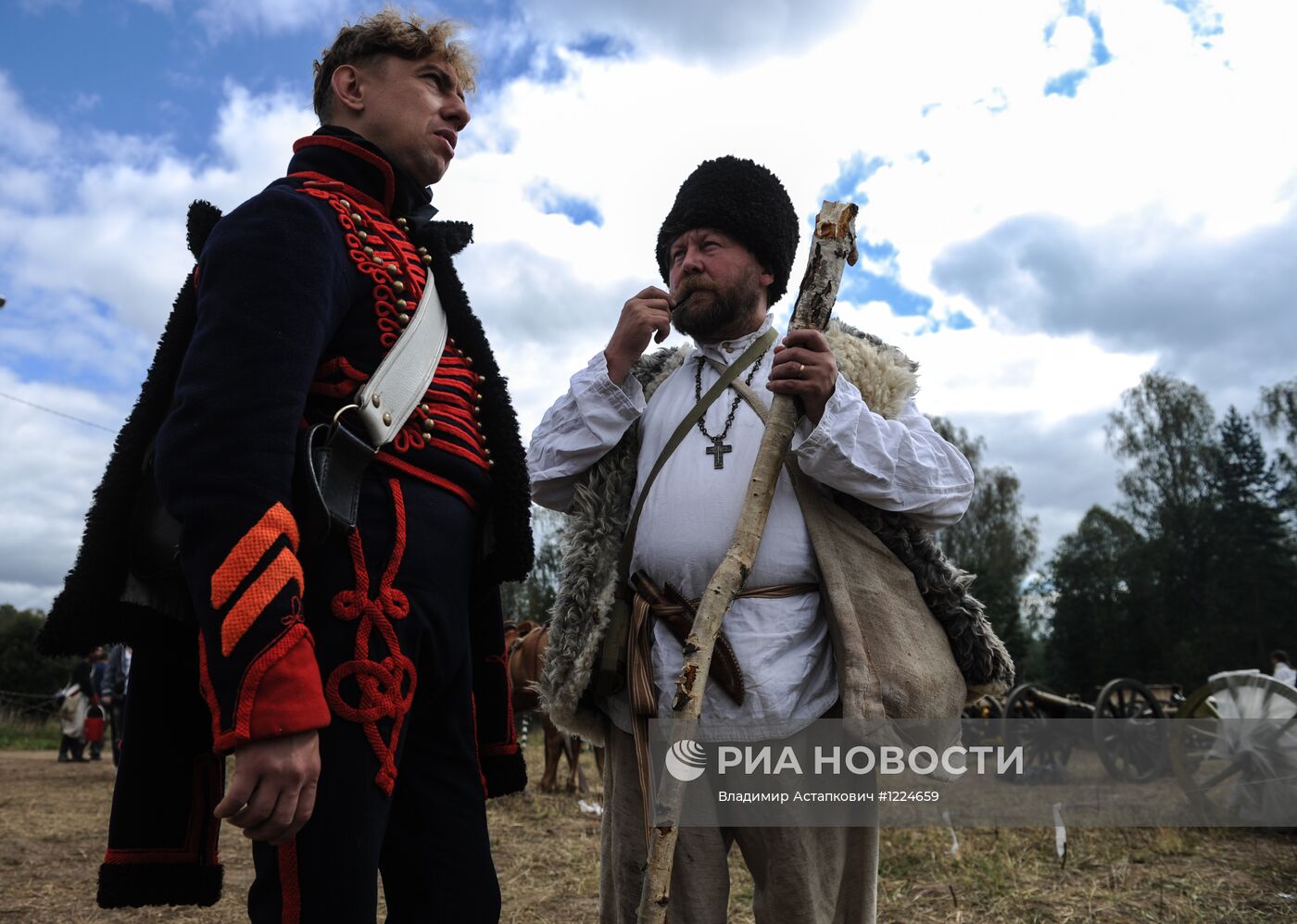 Подготовка к реконструкции Бородинского сражения