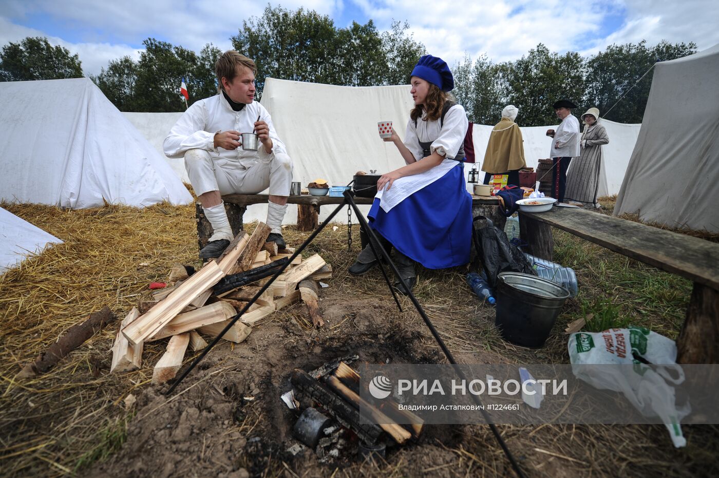 Подготовка к реконструкции Бородинского сражения