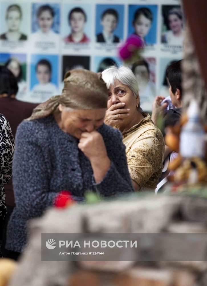 Траурные мероприятия в годовщину трагедии в Беслане