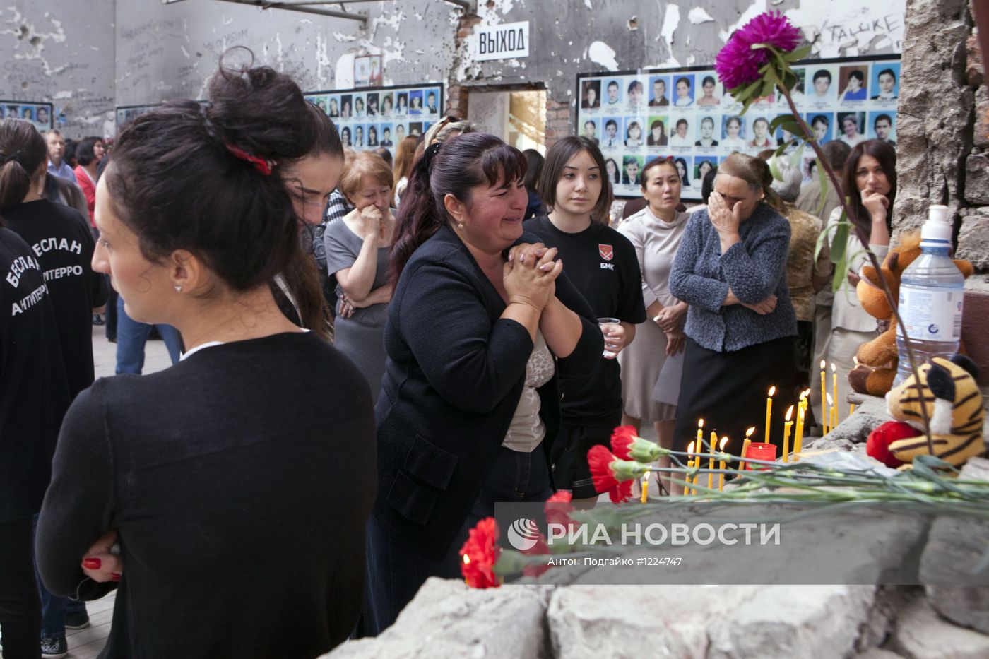 Траурные мероприятия в годовщину трагедии в Беслане