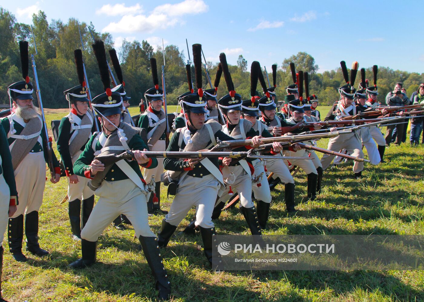 Подготовка к реконструкции Бородинского сражения