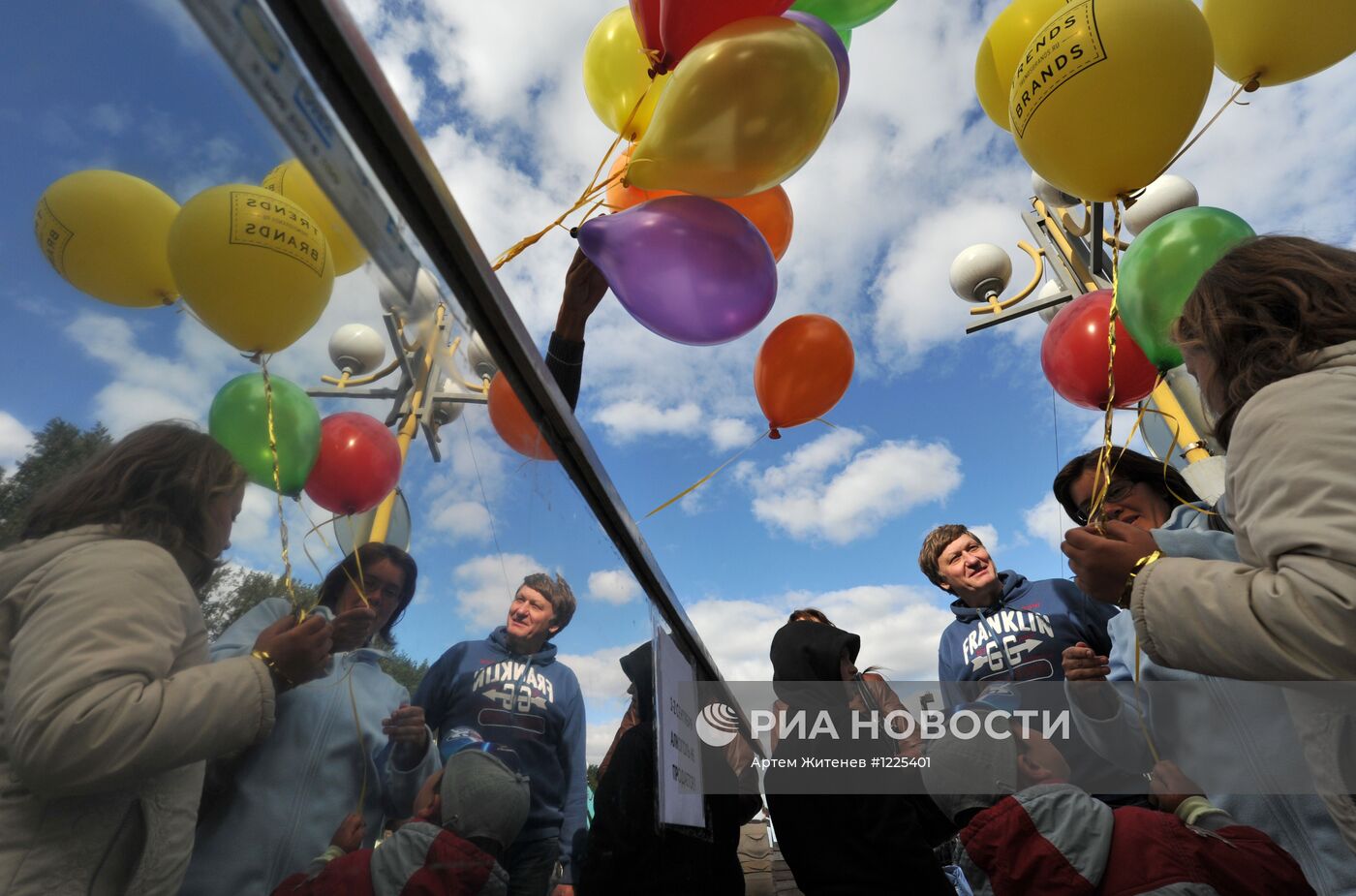 Празднование дня города в Москве