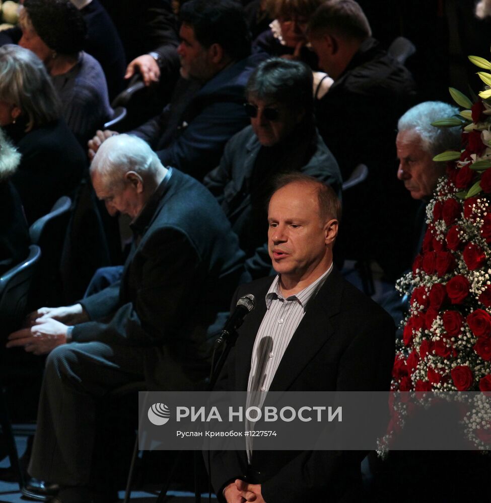 Прощание с актером Игорем Квашой