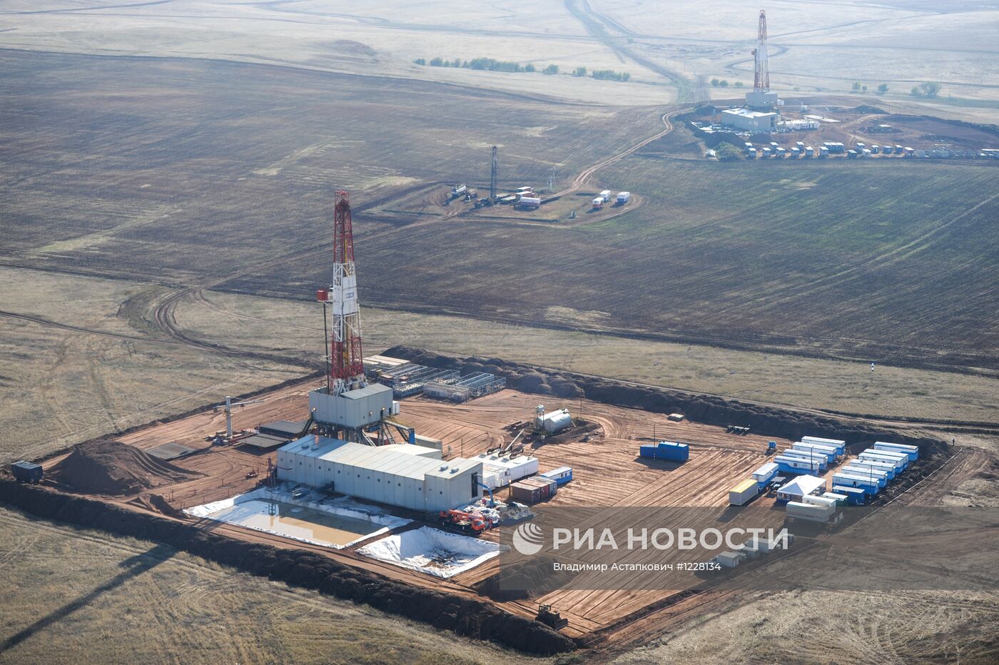 Добыча газа в Оренбургской области