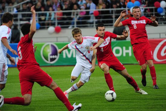 Футбол. Матч молодежных сборных России и Польши