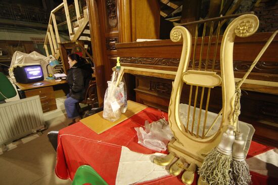 Работа киностудии "Ленфильм" в Санкт-Петербурге