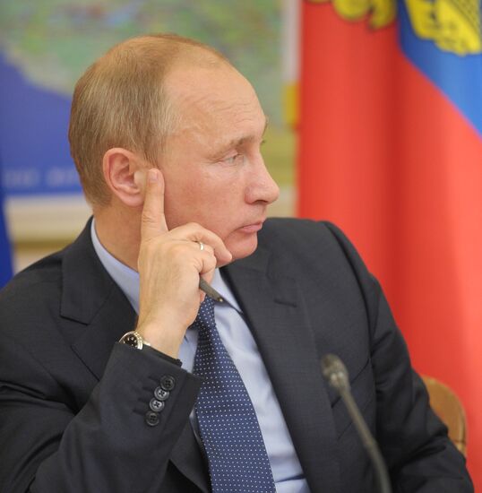 Встреча В.Путина с представителями общественности в Краснодаре