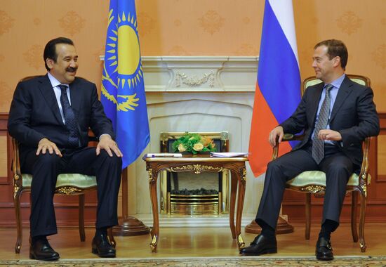 Переговоры Д.Медведева и К.Масимова