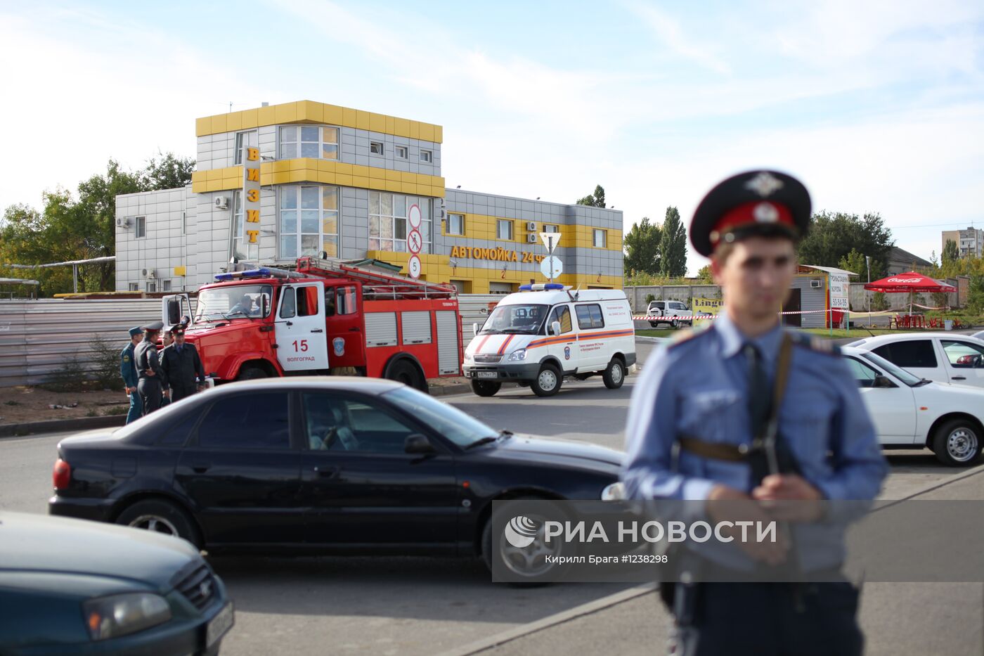 Взрыв на автомойке рядом с развлекательным центром в Волгограде | РИА  Новости Медиабанк