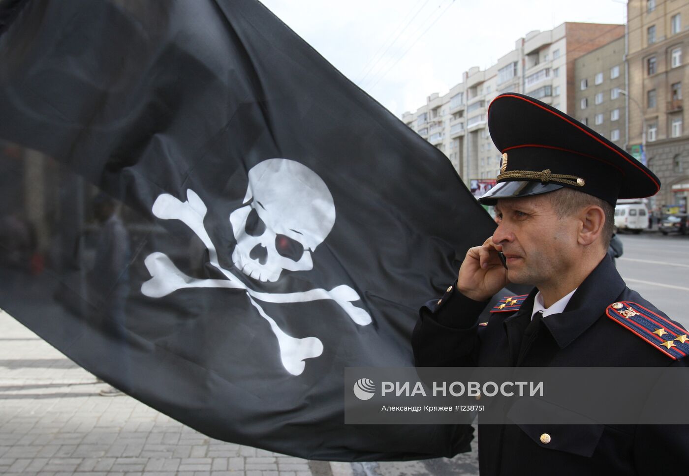 Митинг оппозиции в Новосибирске