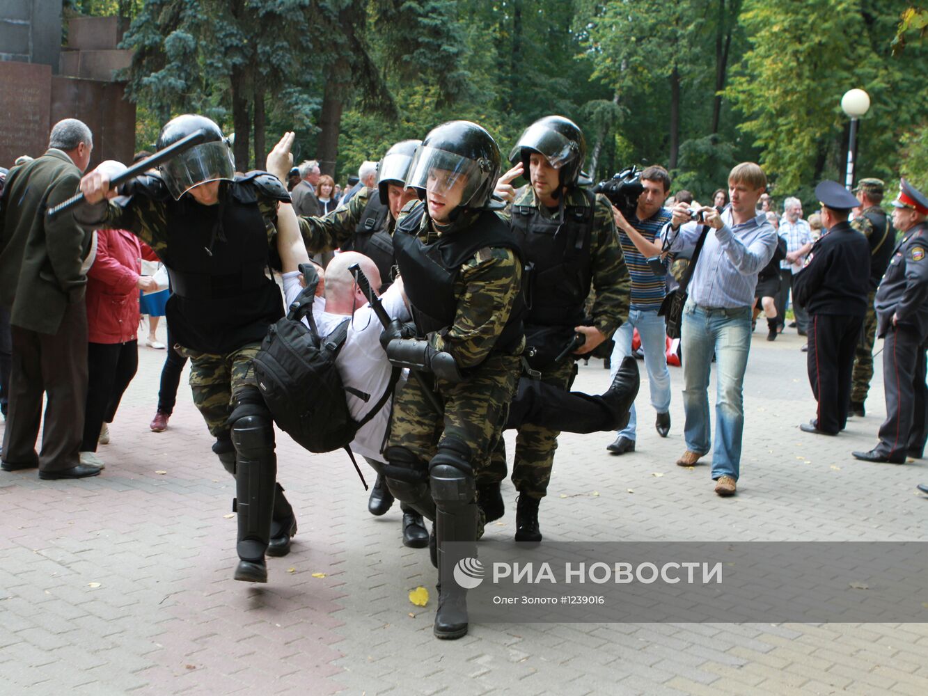Митинг оппозиции в Нижнем Новгороде