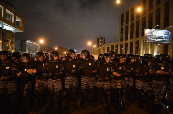 Задержание участников "Марша миллионов"