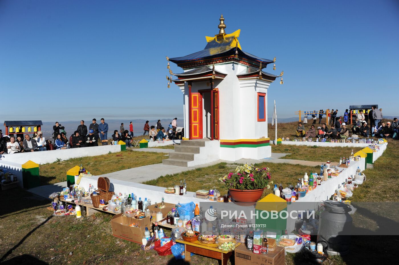 Открытие буддийской часовни в Чите