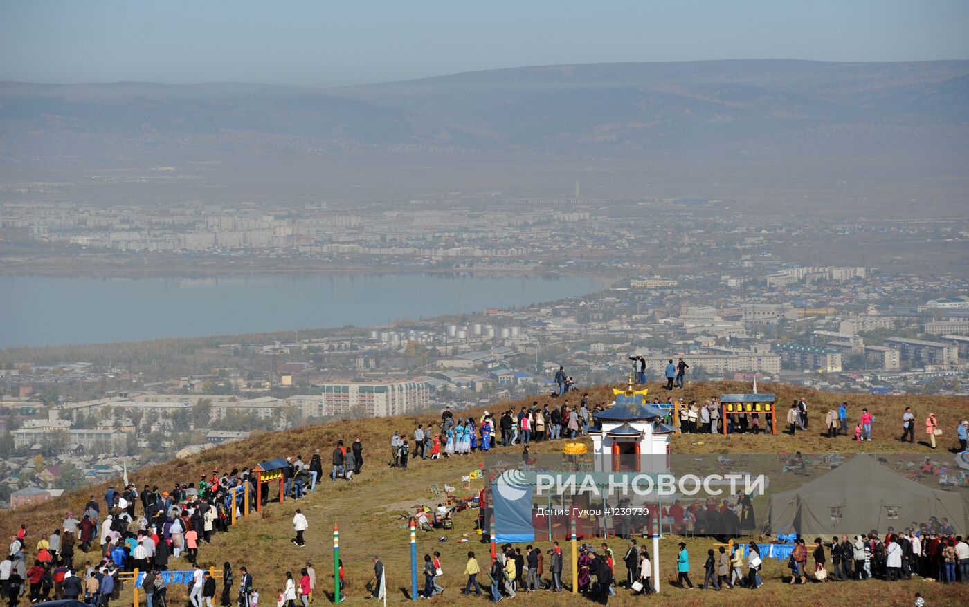 Открытие буддийской часовни в Чите