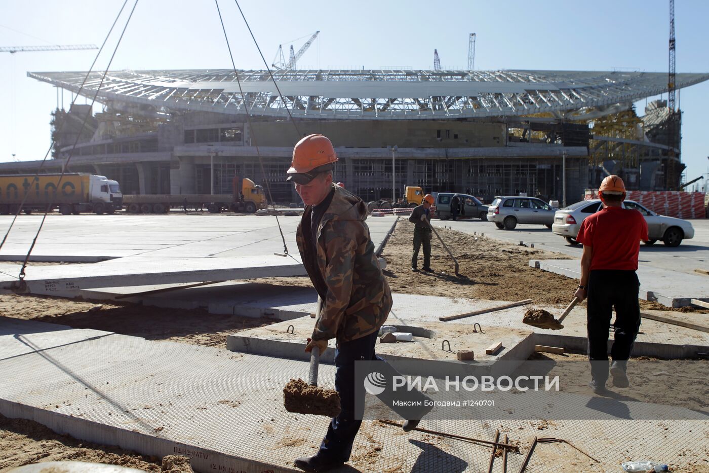 Строительство стадиона на 45-тысяч зрителей в Казани