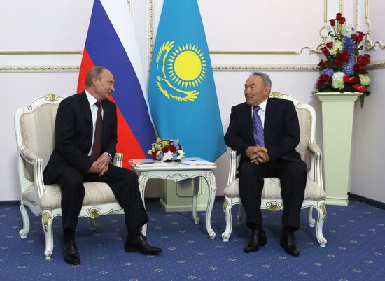 Рабочий визит президента России В.В.Путина в Казахстан