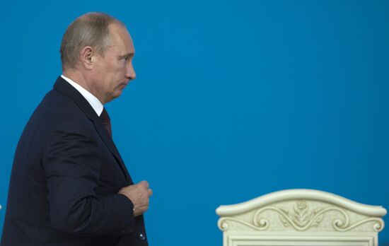 Рабочий визит президента России В.В.Путина в Казахстан