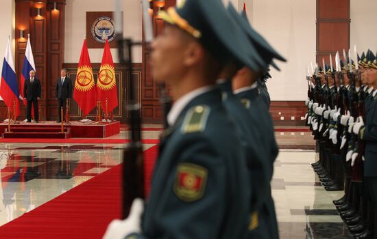 Рабочий визит президента России В.В.Путина в Киргизию