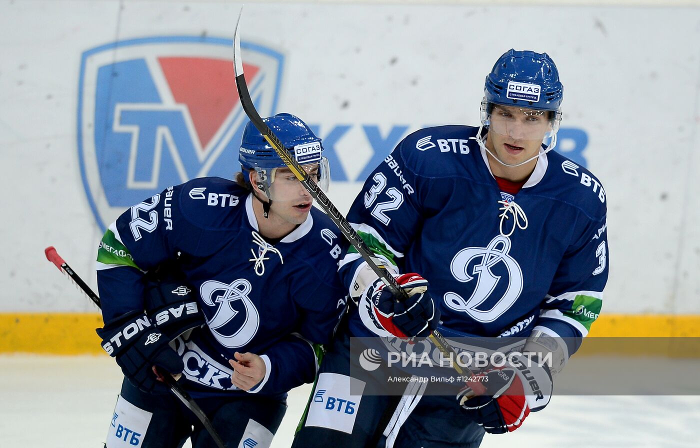 Хоккей. КХЛ. Матч "Динамо" (Москва) - "Динамо" (Минск)