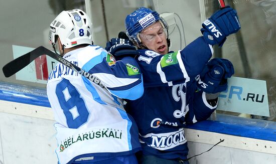 Хоккей. КХЛ. Матч "Динамо" (Москва) - "Динамо" (Минск)