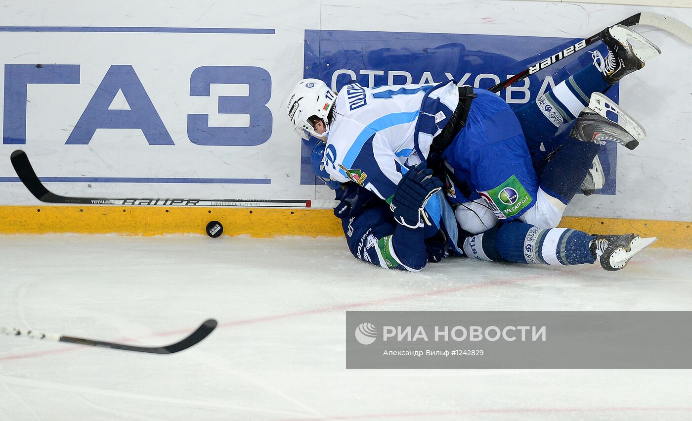 Хоккей. КХЛ. Матч "Динамо" (Москва) - "Динамо" (Минск)