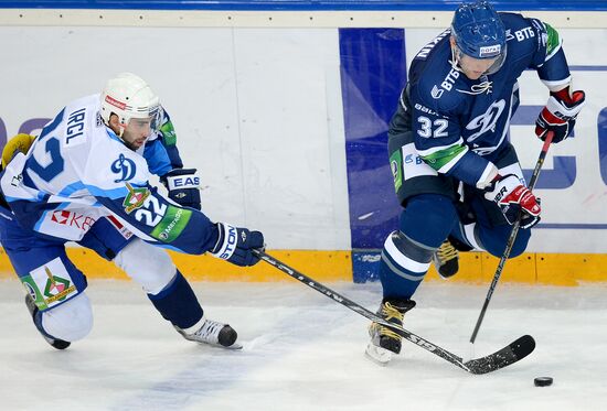 Хоккей. КХЛ. Матч "Динамо" (Москва) - "Динамо" (Минск)