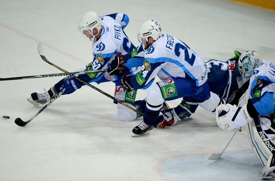 Хоккей. КХЛ. Матч "Динамо" (Москва) - "Динамо" (Минск)