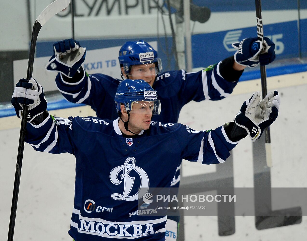 Хоккей. КХЛ. Матч "Динамо" (Москва) - "Динамо" (Минск)