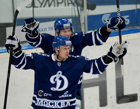 Хоккей. КХЛ. Матч "Динамо" (Москва) - "Динамо" (Минск)