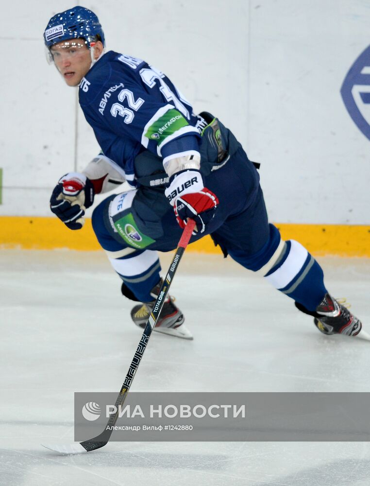 Хоккей. КХЛ. Матч "Динамо" (Москва) - "Динамо" (Минск)