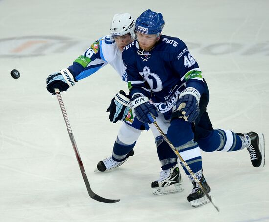 Хоккей. КХЛ. Матч "Динамо" (Москва) - "Динамо" (Минск)