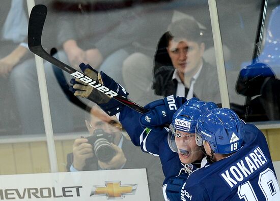 Хоккей. КХЛ. Матч "Динамо" (Москва) - "Динамо" (Минск)