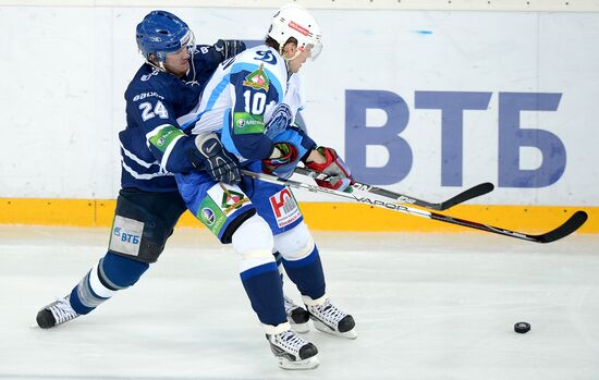 Хоккей. КХЛ. Матч "Динамо" (Москва) - "Динамо" (Минск)