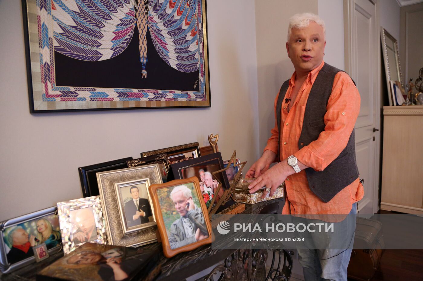 Борис Моисеев у себя дома