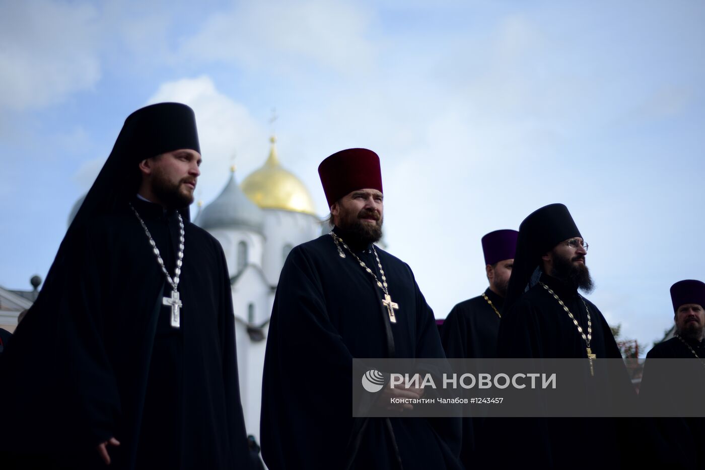 Божественная литургия в Софийском соборе Великого Новгорода