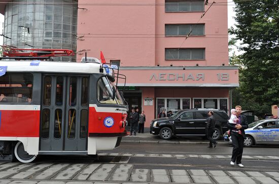 Запуск регулярного движения трамваев по маршруту от ул.Лесной