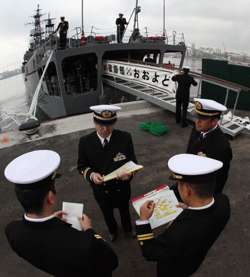 Визит кораблей морских сил самообороны Японии во Владивосток