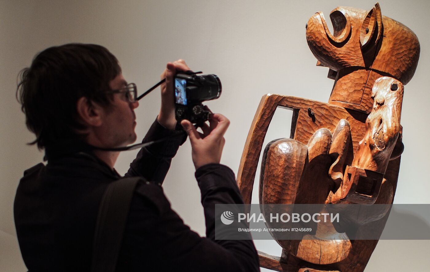 Открытие выставки Ле Корбюзье в Москве